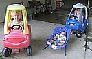 Driving their cars