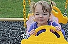 Nora on the swing