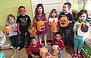 Our finished jack-o-lanterns