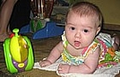 Tummy time for Adriana