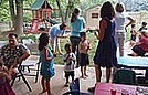 Everyone enjoyed the popsicles on this hot day