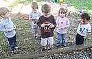 The paleontologists are brushing sand off the dinosaurs they discovered