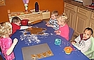 Making gingerbread men