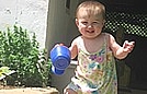 Adriana loves being outside