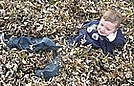 Ricky made some leaf angels