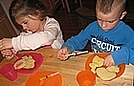 Decorating Easter cookies