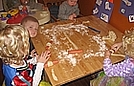 Rolling dough on our mummies