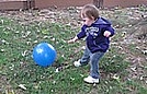 Madison is awesome at kicking the ball